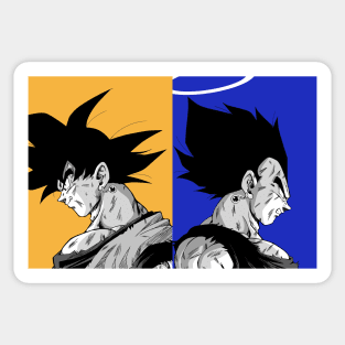 Goku and Vegeta Potara Sticker